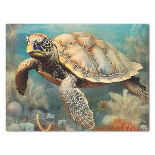 Sea Turtle Watercolor Tissue Paper