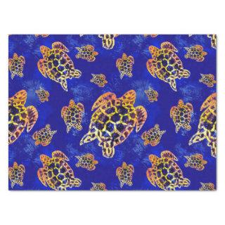 Sea Turtles Batik African Art Tissue Paper