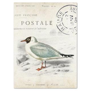 Seagull Vintage French Postmark Decoupage Tissue Paper