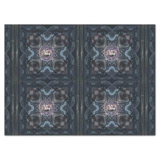 SEAL OF THE KNIGHTS TEMPLAR ON IRON CROSS Black Tissue Paper