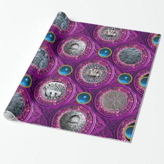 SEAL OF THE KNIGHTS TEMPLAR Purple Blue Gems