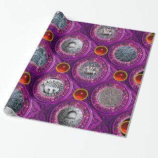 SEAL OF THE KNIGHTS TEMPLAR Purple Red Ruby Gems