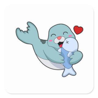 Seal with Fish