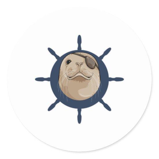 Seal with Ship rudder