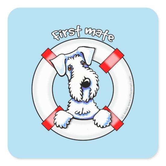 Sealyham Terrier First Mate Square Sticker