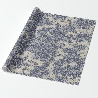 Seamless vintage rug with an effect of attrition.