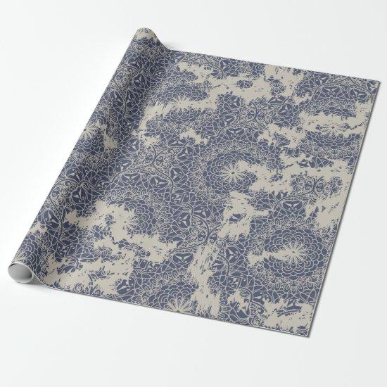 Seamless vintage rug with an effect of attrition.