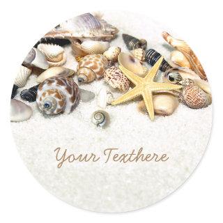 Seashells Custom Stickers