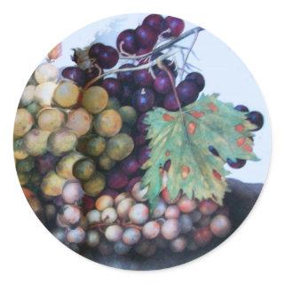 SEASON'S FRUITS 1 CLASSIC ROUND STICKER