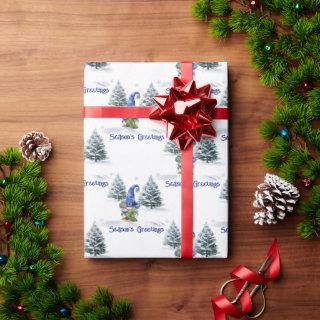Season's Greeting Christmas Gnome