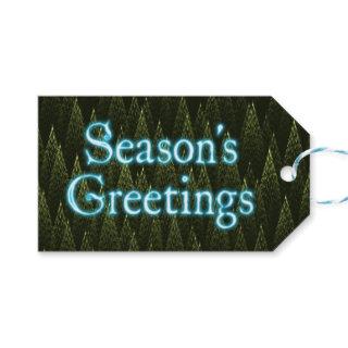 Season's Greetings - Conifers Gift Tags