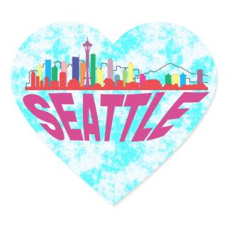 Seattle Heart Sticker