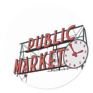 Seattle Pike Place Sticker