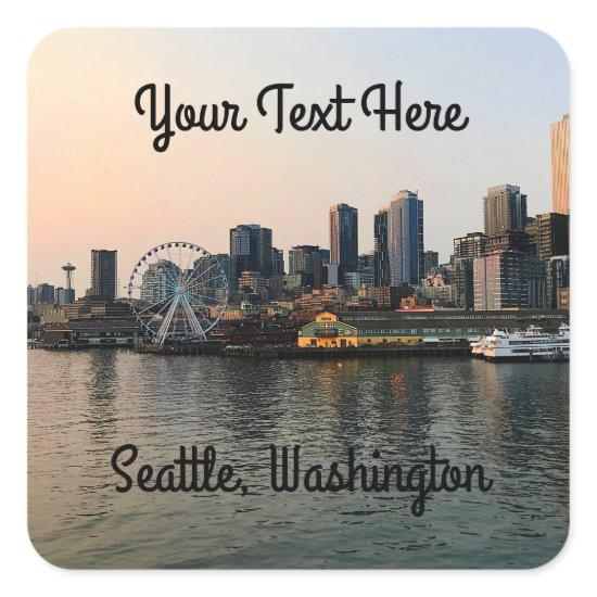 Seattle Skyline #5 Stickers