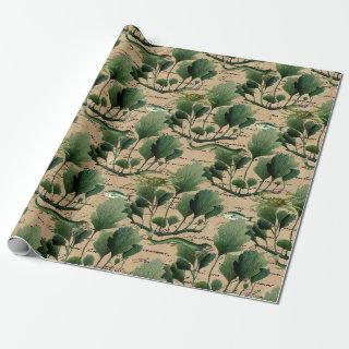Seaweed and Fish on Tan