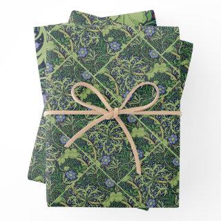 Seaweed art nouveau design by William Morris  Sheets