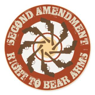 Second Amendment Classic Round Sticker