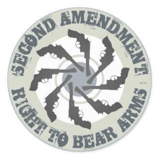Second Amendment Classic Round Sticker