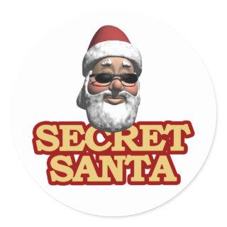 Secret Santa stickers