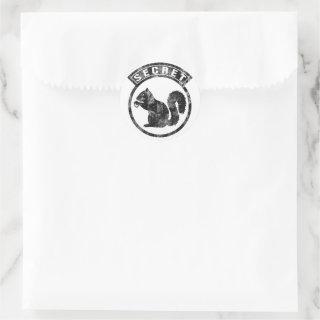 Secret Squirrel - Distressed - Type 1 Classic Round Sticker