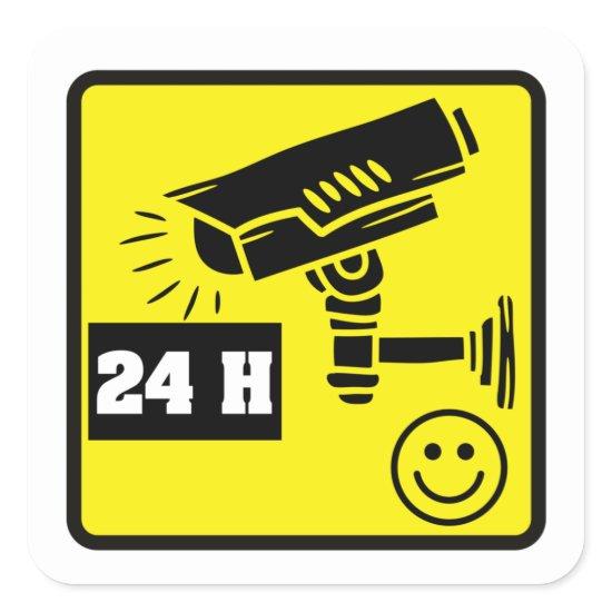 Security Camera Warning Stickers