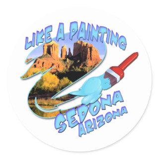 Sedona Arizona Classic Round Sticker