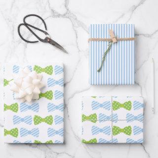 Seersucker Bow Tie Gift Wrap Sheets
