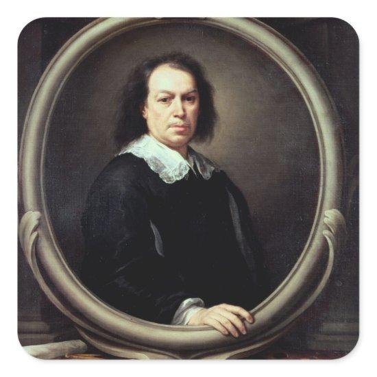 Self portrait, c.1670-73 square sticker