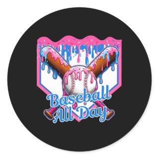 Sell Drip Boys Ice Cream Drip Youth Sell All Day 1 Classic Round Sticker