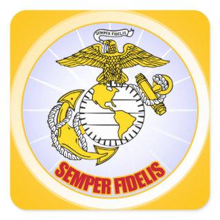 Semper Fi [EGA] Square Sticker