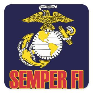 Semper Fi [EGA] Square Sticker
