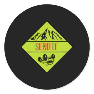 Send It Classic Round Sticker