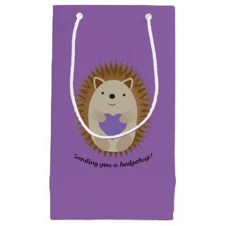 Sending You a Hedgehug Hedgehog Small Gift Bag