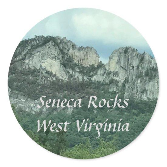 Seneca Rocks West Virginia Mountains Stickers