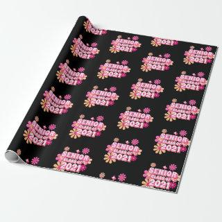 Senior Class of 2021 Graduate Pink Retro Pattern