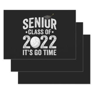 Senior Class of 2022 It's Go Time Funny Volleyball  Sheets