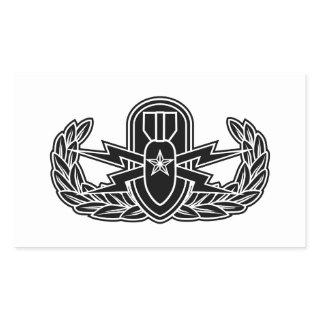 Senior EOD stencil Rectangular Sticker