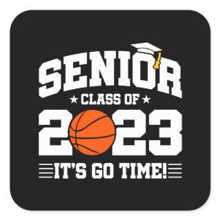 Senior Graduation - Basketball - Class of 2023 Square Sticker