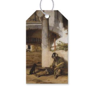 Sentry Guarding a Gate With his Pet Dog Gift Tags