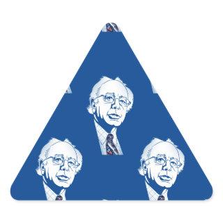 sequin bernie sanders triangle sticker