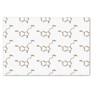 Serotonin Molecular Chemical Formula Tissue Paper