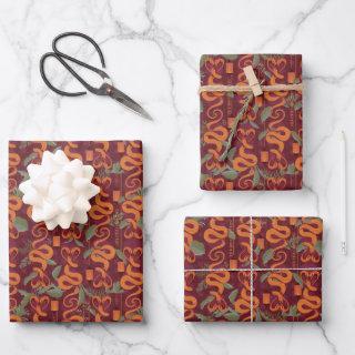 Serpent Luxe Pattern - The White Lotus  Sheets