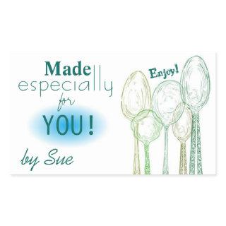 Serving Spoons Custom Gift Stickers