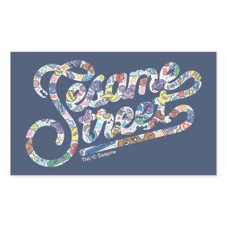 Sesame Sesame | Doodle Logo Rectangular Sticker