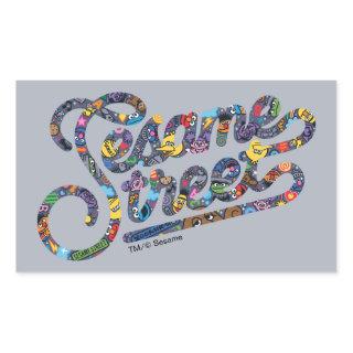 Sesame Sesame | Doodle Logo Rectangular Sticker