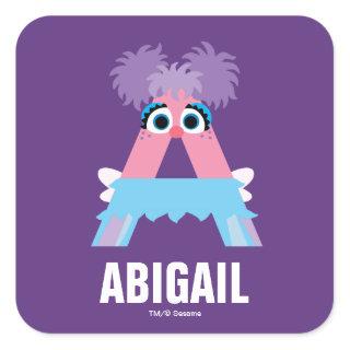 Sesame Street | A is for Abby Square Sticker