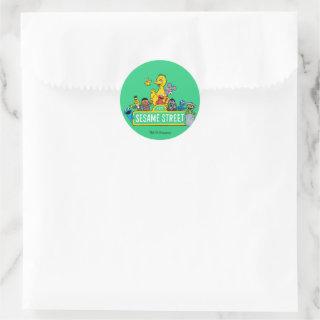 Sesame Street | All Around the Sesame Street Sign Classic Round Sticker