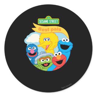 Sesame Street Character Art Classic Round Sticker