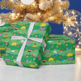 Sesame Street Christmas Lights Pattern