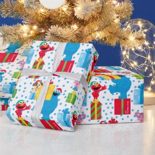 Sesame Street Christmas Presents Pattern